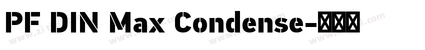 PF DIN Max Condense字体转换